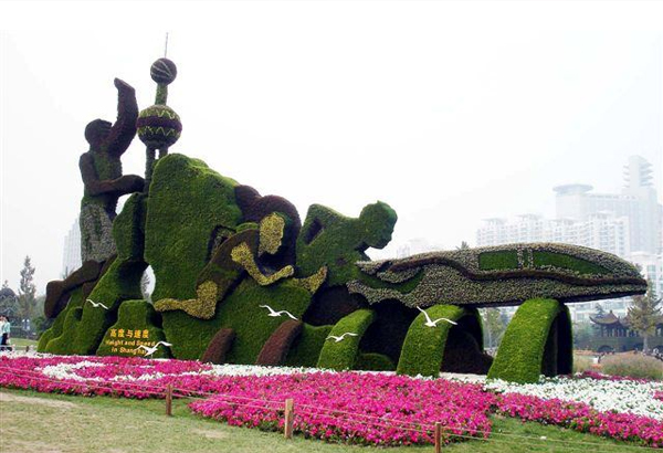 阳江立体花坛造型设计